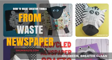 Transforming Trash to Treasure: Creative Crafts from Waste Newspaper