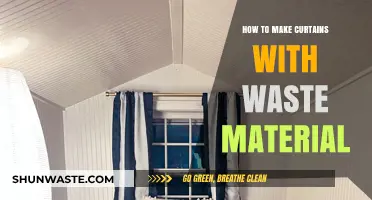 Creative Curtain Crafting: Transforming Waste Materials into Stylish Window Treatments