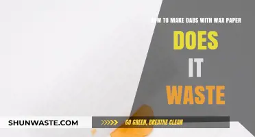 Efficient Dab Making: Wax Paper Method and Waste Reduction Tips