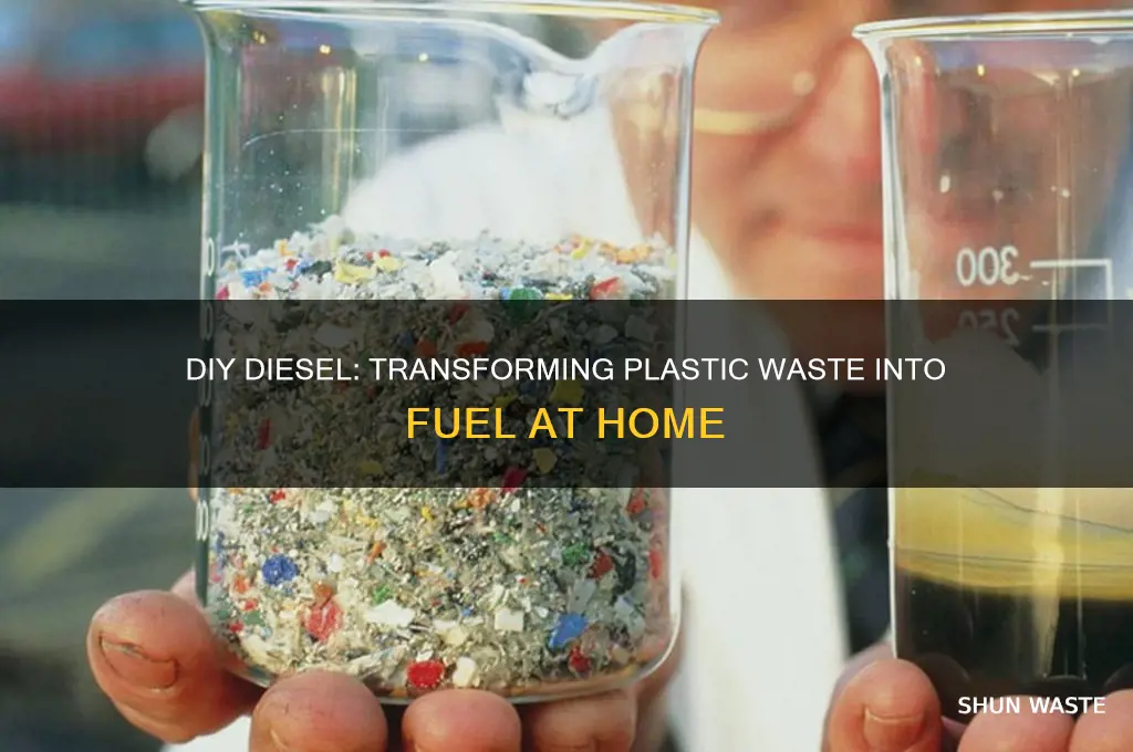 how to make diesel from plastic waste at home