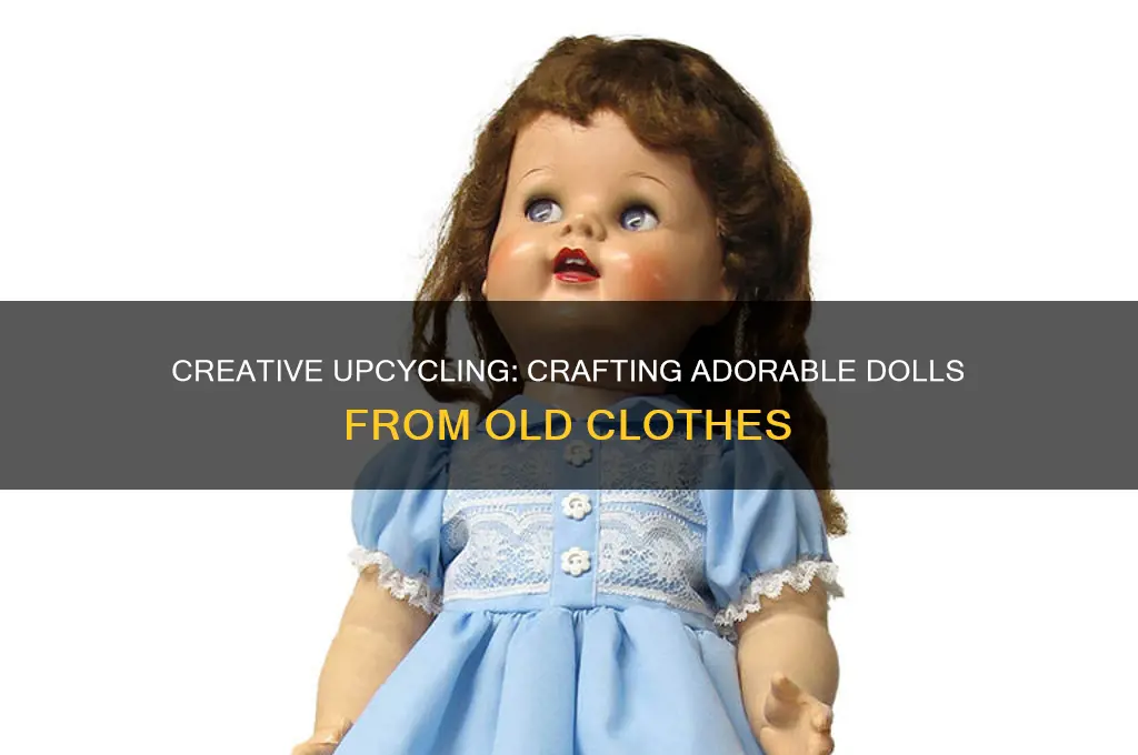 how to make doll with waste clothes