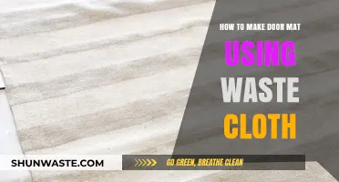 Creative Upcycling: Crafting a DIY Doormat from Waste Cloth