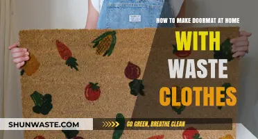 DIY Doormat: Upcycle Old Clothes into a Cozy Welcome Mat