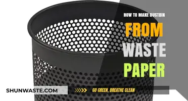 Eco-Friendly DIY: Crafting a Dustbin from Recycled Waste Paper