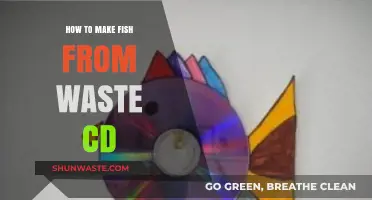 Eco-Friendly Crafting: Transforming Old CDs into Fish Art