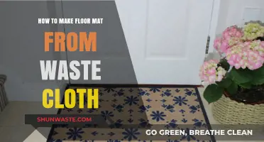 Eco-Friendly DIY: Crafting Floor Mats from Recycled Waste Cloth