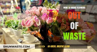 Creative Recycling: Crafting Beautiful Flowers from Everyday Waste Materials