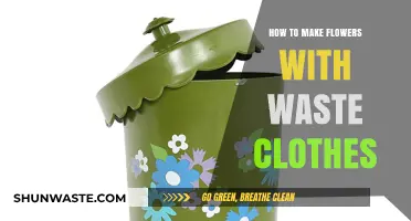 Creative Upcycling: Crafting Beautiful Flowers from Old Clothes