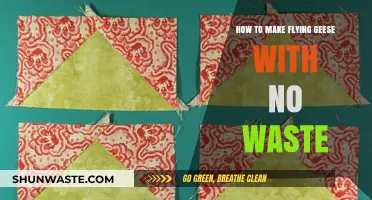 Efficient Flying Geese Quilting: No-Waste Technique for Perfect Blocks
