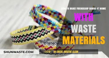 Creative DIY Friendship Bands: Upcycling Waste Materials at Home Easily