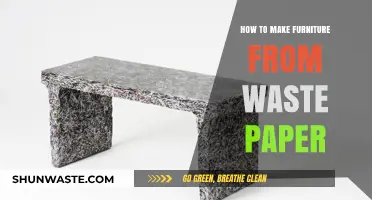 Eco-Friendly DIY: Crafting Durable Furniture from Recycled Waste Paper