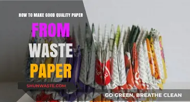 Eco-Friendly Paper Crafting: Transforming Waste into Premium Quality Sheets