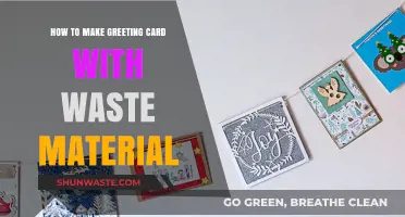 Creative Upcycling: Crafting Beautiful Greeting Cards from Everyday Waste Materials