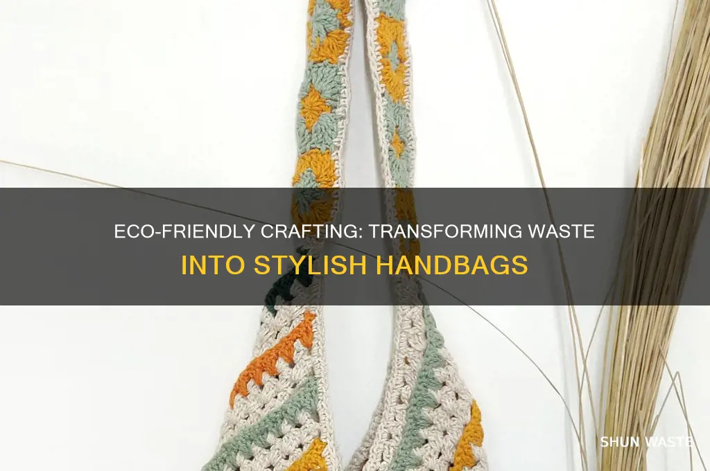 how to make hand bag with waste material