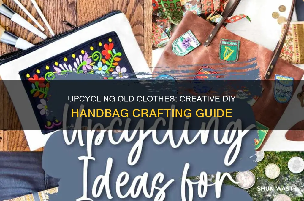 how to make handbag with waste clothes