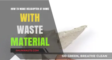 DIY Helicopter Craft: Build with Recycled Waste Materials at Home