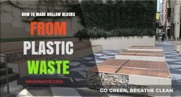 Eco-Friendly Building: Crafting Hollow Blocks from Plastic Waste