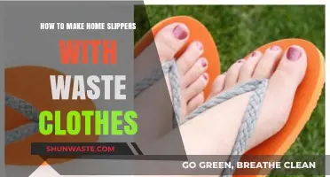 Eco-Friendly Comfort: Crafting Cozy Home Slippers from Old Clothes
