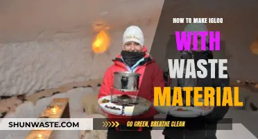 Eco-Friendly Igloo Building: Crafting with Recycled Waste Materials