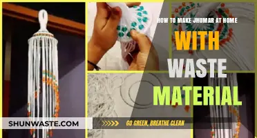 DIY Jhumar Crafting: Transforming Waste into Stunning Home Decor