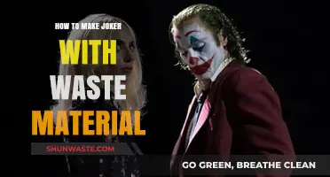 Crafting a Creative Joker: Upcycling Waste into Art