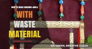 Creative DIY Krishna Jhula: Upcycling Waste for Festive Decor