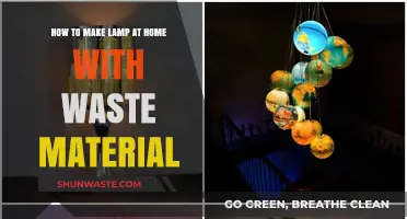Eco-Friendly DIY: Crafting a Lamp from Recycled Waste Materials