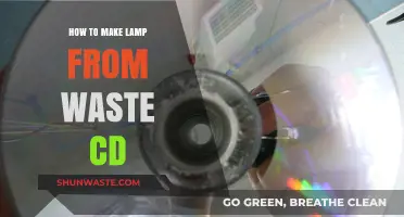 Eco-Friendly DIY: Crafting a Unique Lamp from Old CDs
