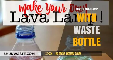 Eco-Friendly DIY: Crafting a Lamp from Recycled Waste Bottles