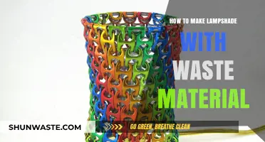 Eco-Friendly DIY: Crafting Unique Lampshades from Recycled Waste Materials