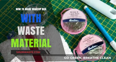 Creative DIY Makeup Box: Upcycling Waste Materials for Beauty Storage