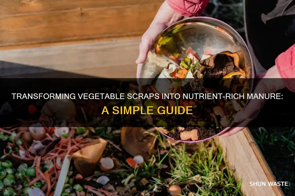 how to make manure from vegetable waste