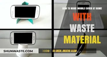 DIY Mobile Cover: Creative Upcycling with Household Waste Materials