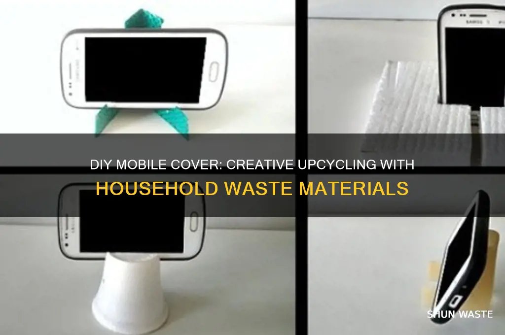 how to make mobile cover at home with waste material