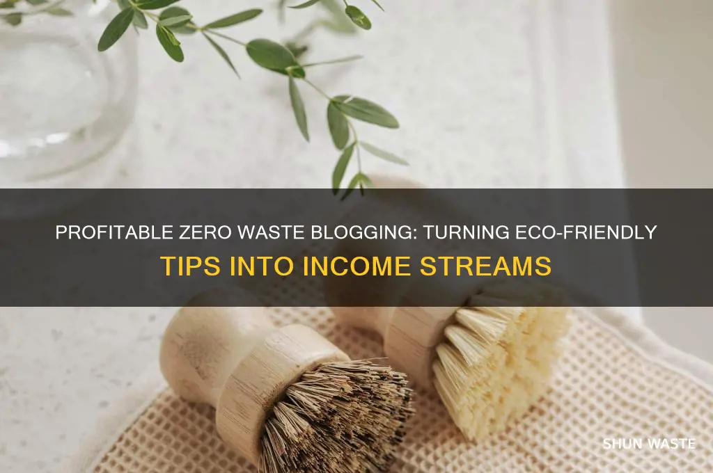 how to make money from a zero waste blog