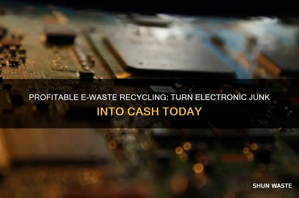 how to make money from electronic waste
