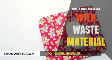 Eco-Friendly DIY: Crafting a Mouse Pad from Recycled Materials