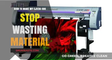 Optimize Your CJV30-100: Tips to Reduce Material Waste Efficiently