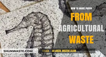 Sustainable Crafting: Transforming Agricultural Waste into Homemade Paper