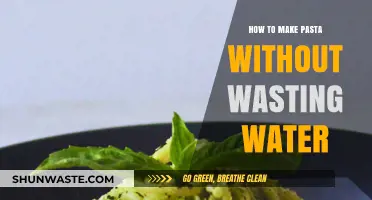 Eco-Friendly Pasta Cooking: Save Water with These Simple Tips