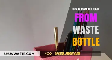 Creative DIY: Craft a Pen Stand from Recycled Plastic Bottles