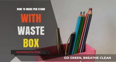 Creative DIY Pen Stand: Upcycle a Waste Box in Simple Steps