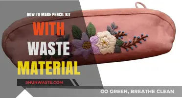 Creative DIY Pencil Kit: Upcycling Waste Materials for Crafting Fun