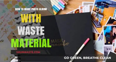 Creative Recycling: Crafting Unique Photo Albums from Everyday Waste Materials