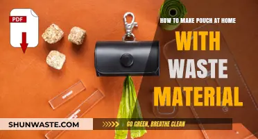 Creative DIY: Crafting Eco-Friendly Pouches from Household Waste Materials