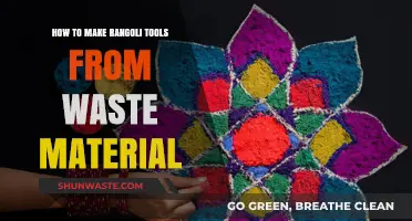 Eco-Friendly Rangoli Tools: Crafting Creativity from Waste Materials