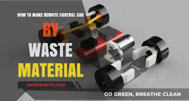 DIY Remote Control Car: Crafting Fun from Recycled Waste Materials