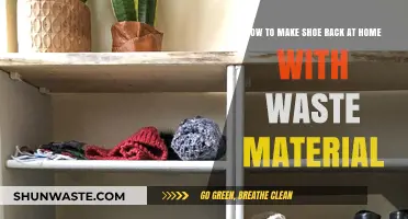 DIY Shoe Rack: Creative Upcycling with Waste Materials at Home