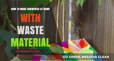 Creative DIY Showpieces: Transforming Waste into Home Decor Masterpieces