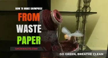 Creative Upcycling: Transforming Waste Paper into Stunning Showpieces